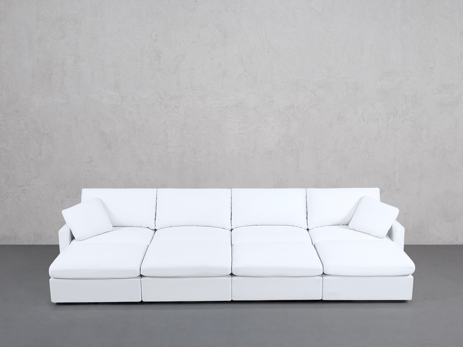 8-Seat Modular Daybed (Thin Arms)