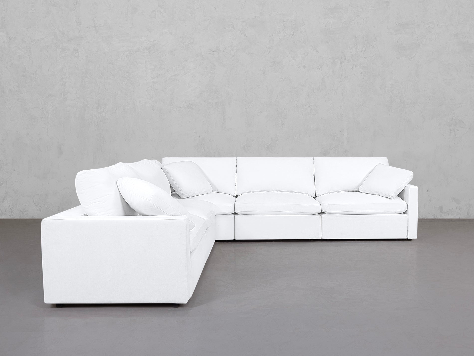 5-Seat Modular Corner Sectional (Thin Arms)