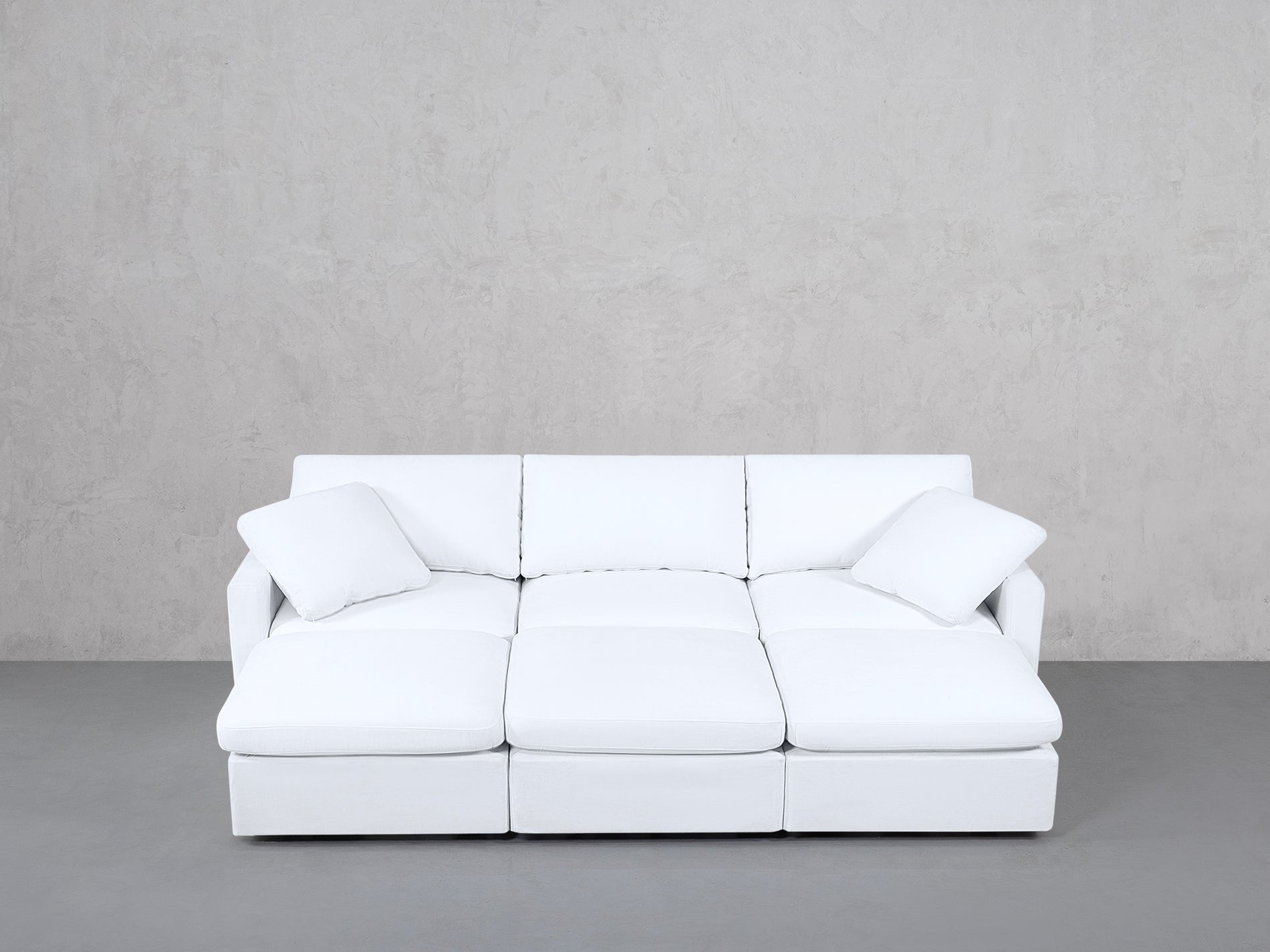 6-Seat Modular Daybed (Thin Arms)