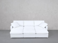 6-Seat Modular Daybed (Thin Arms)