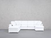 7-Seat Modular Chaise Corner Lounger Sectional (Thin Arms)