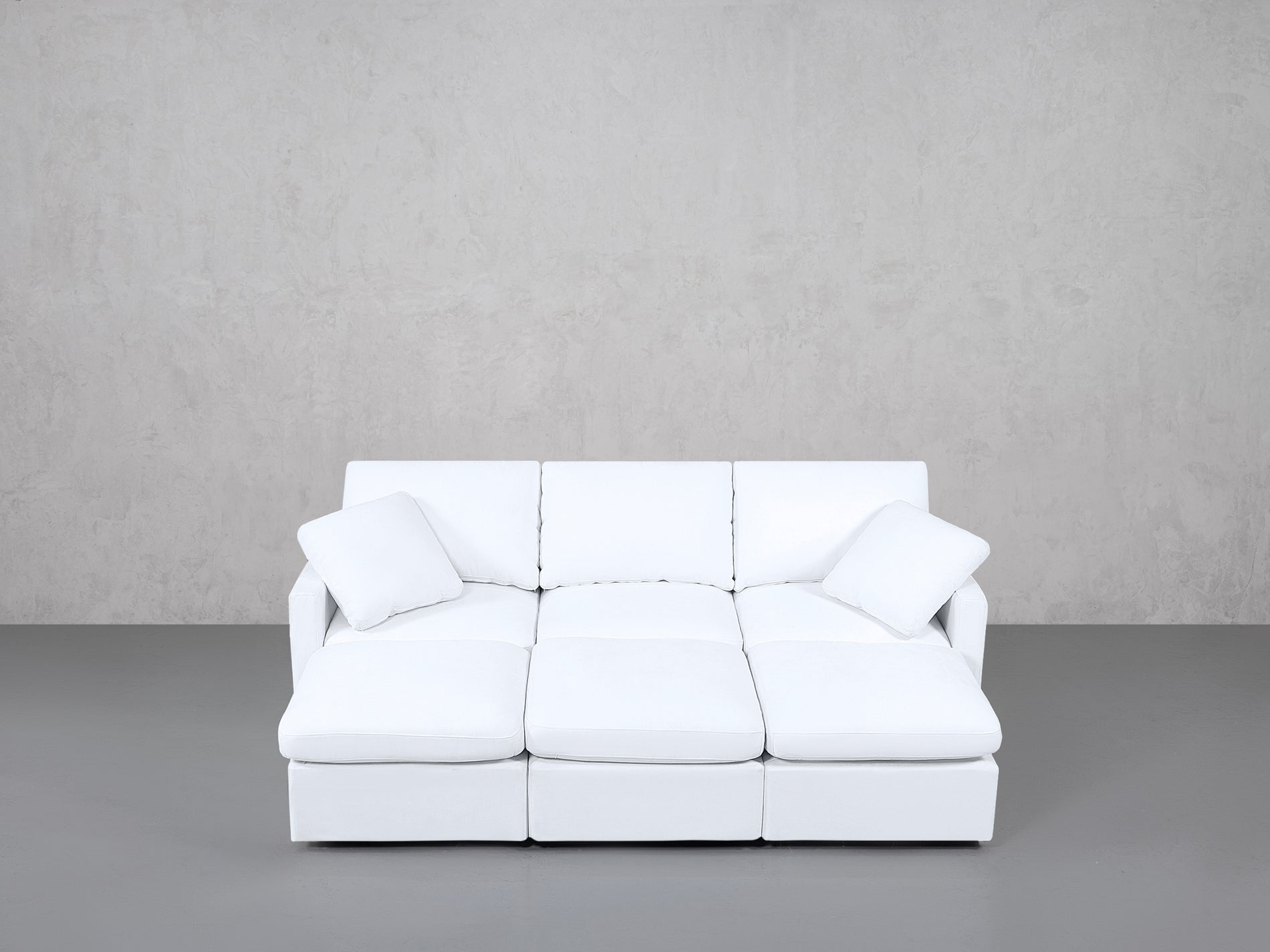 6-Seat Modular Daybed (Thin Arms)