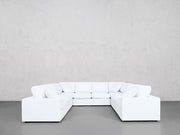 8-Seat Modular U-Sectional (Thin Arms)