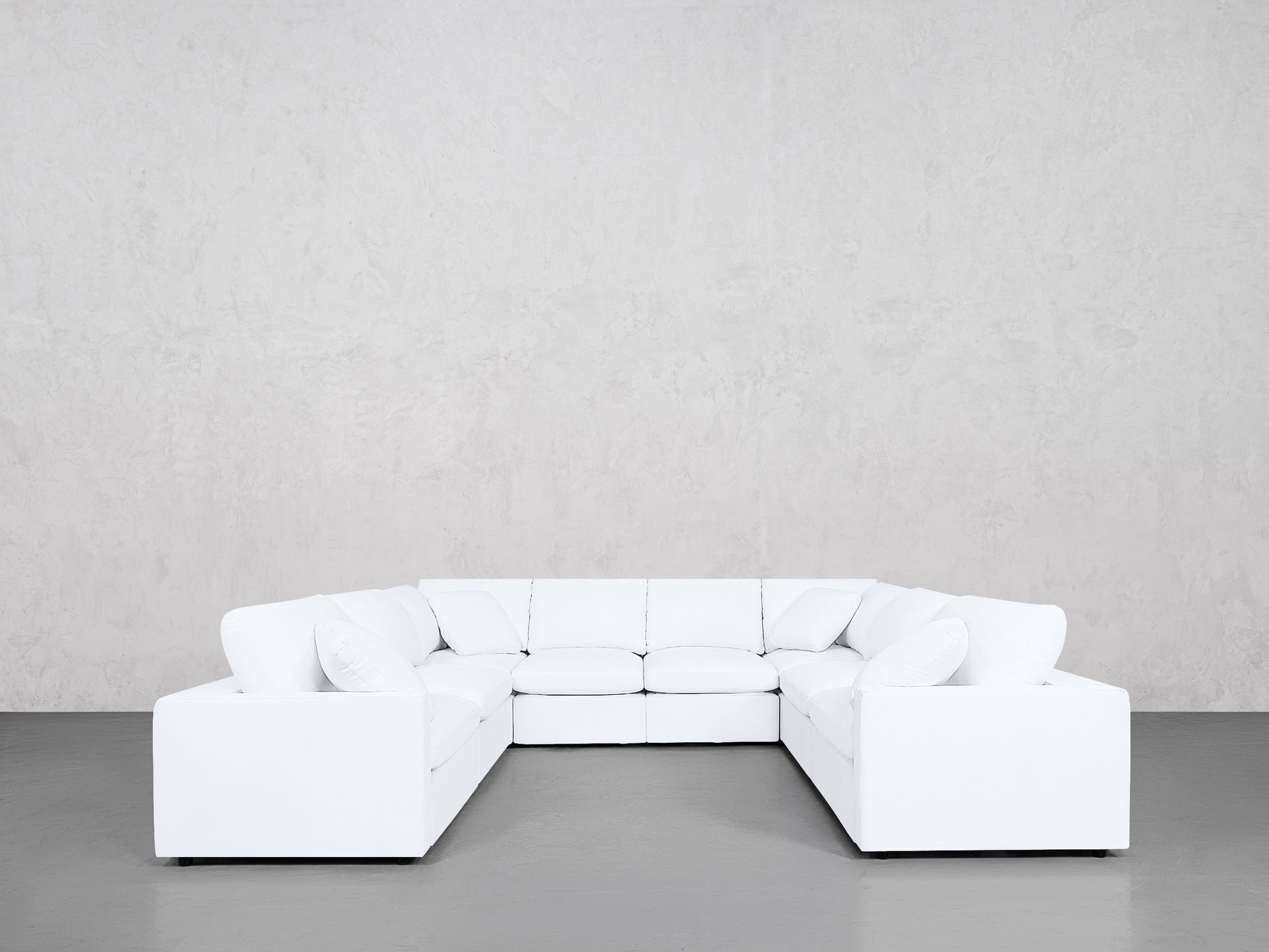 8-Seat Modular U-Sectional (Thin Arms)