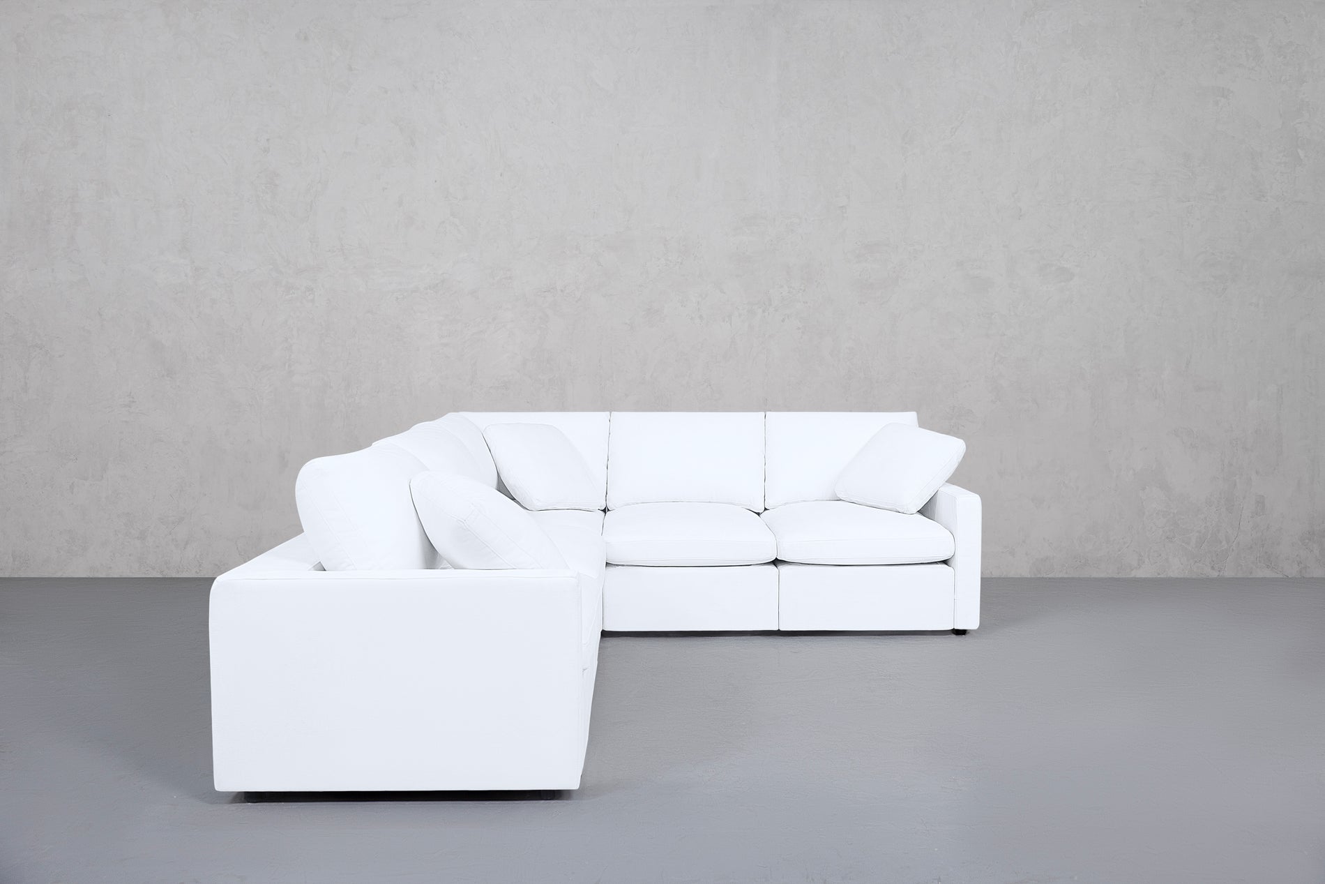 5-Seat Modular Corner Sectional (Thin Arms)