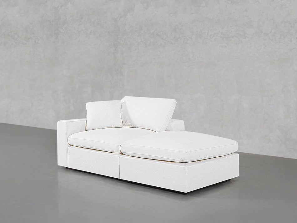 2-Seat Modular Lounger Loveseat - 7th Avenue