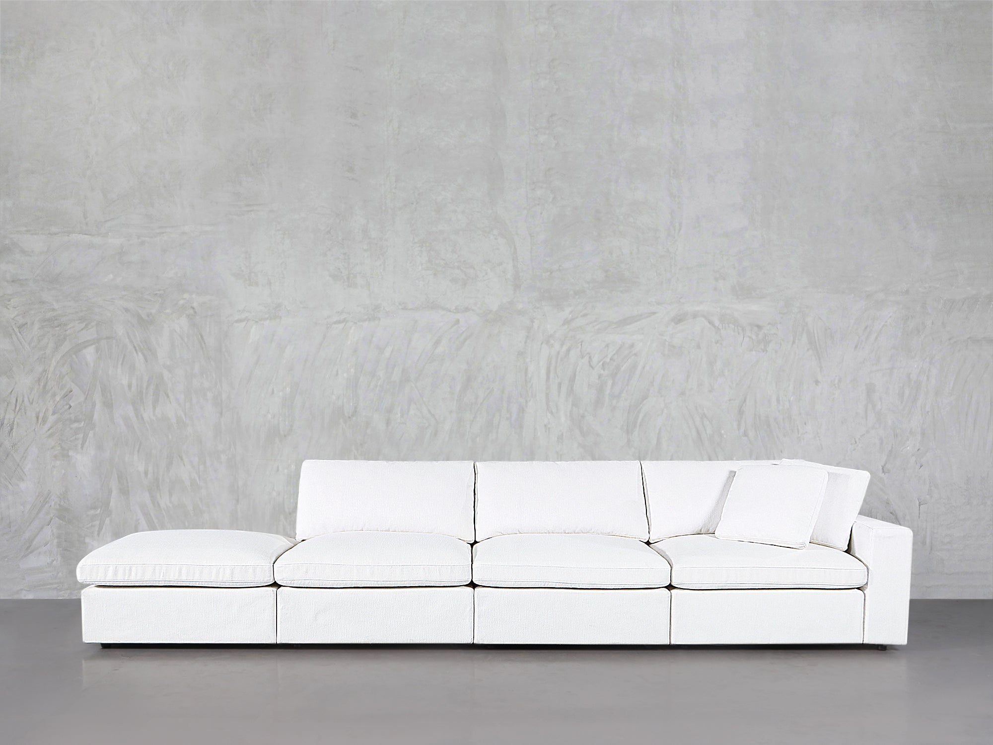 4-Seat Modular Lounger Sofa - 7th Avenue