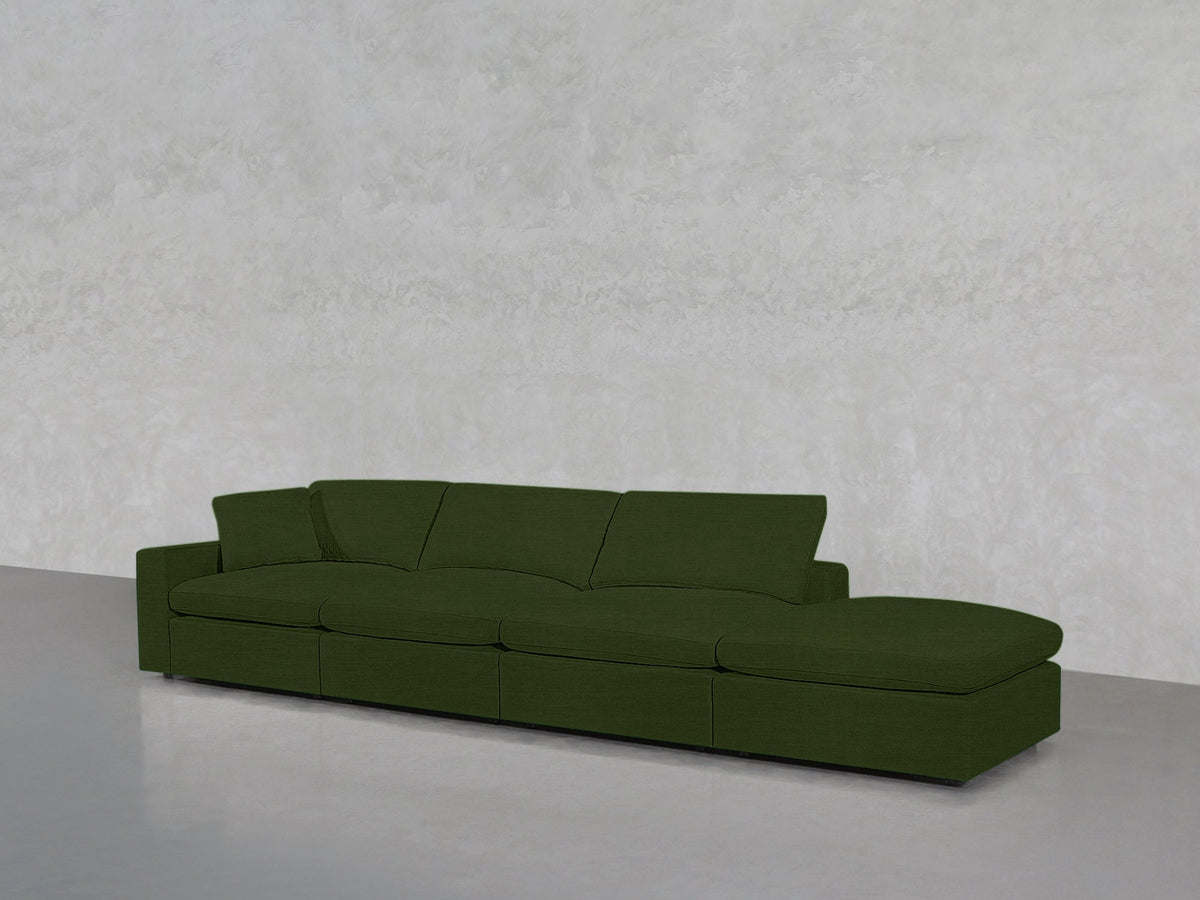4-Seat Modular Lounger Sofa - 7th Avenue