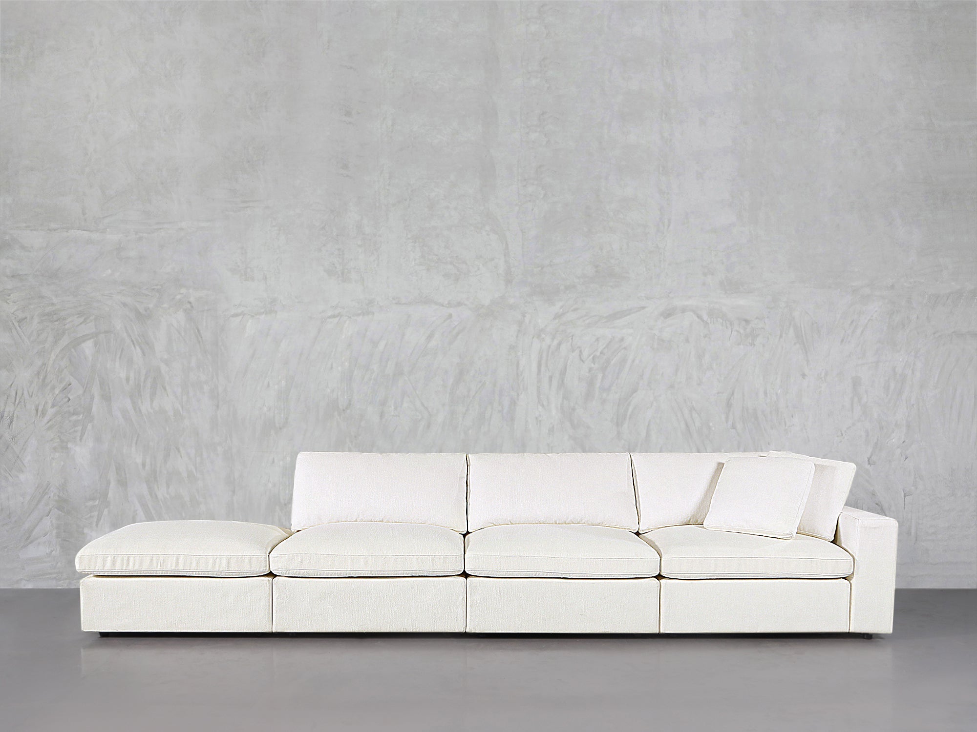 4-Seat Modular Lounger Sofa - 7th Avenue