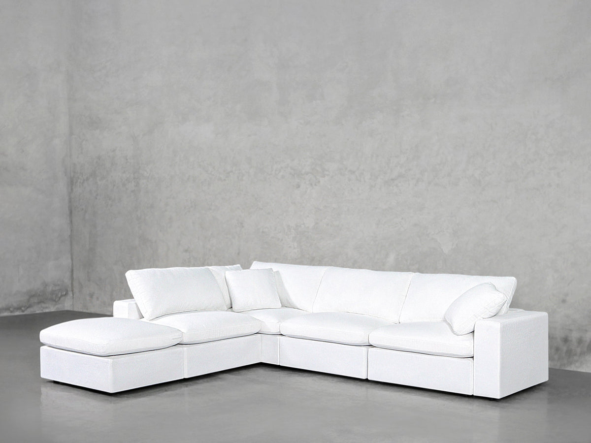 5-Seat Modular Corner Lounger Sectional