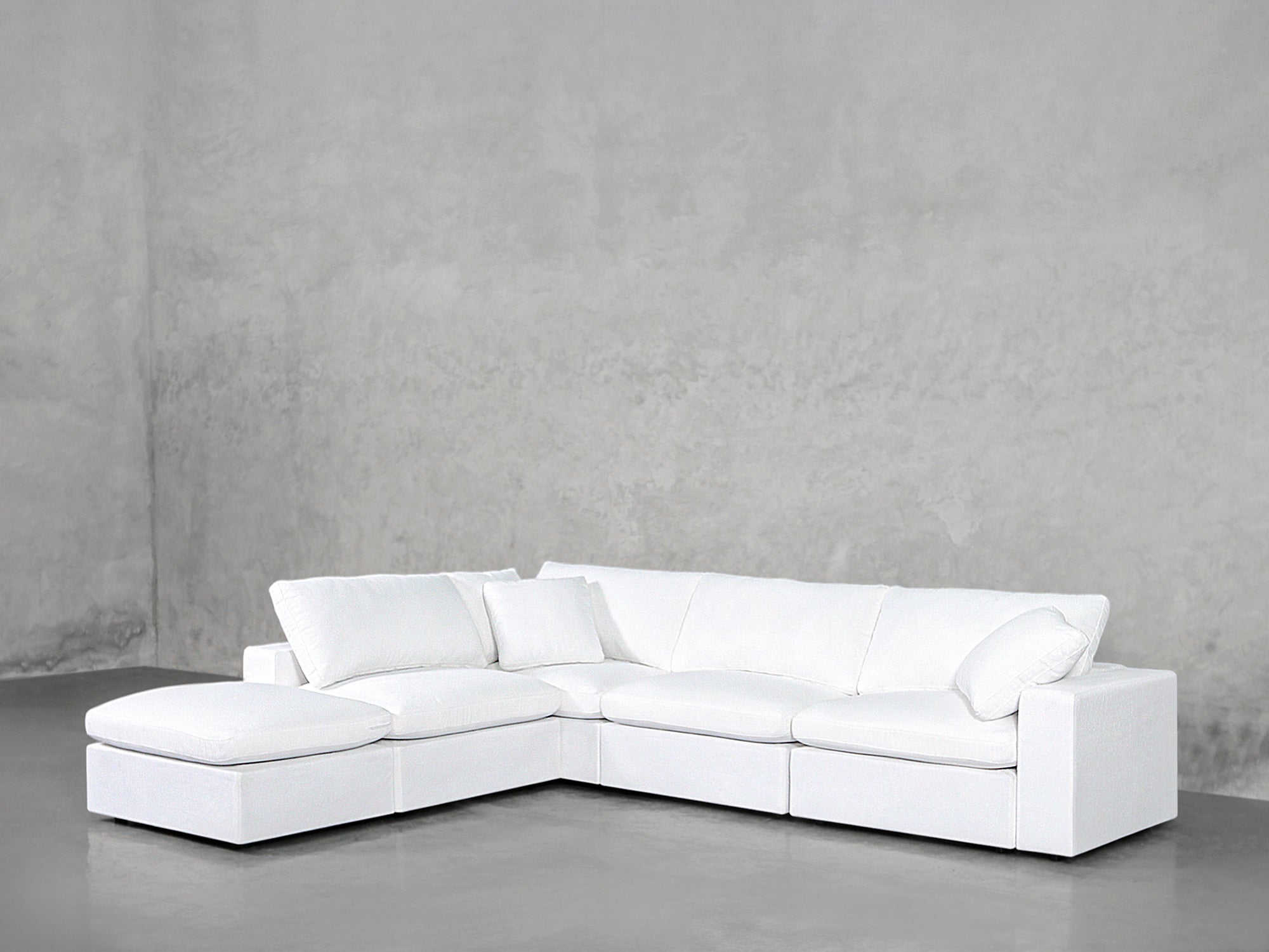5-Seat Modular Corner Lounger Sectional