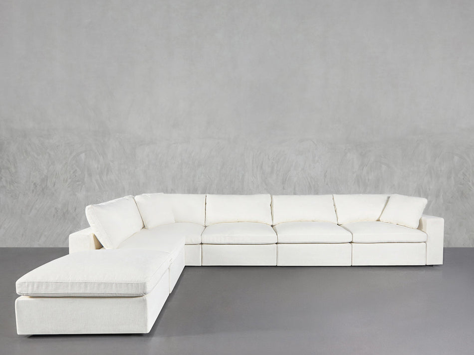 6-Seat Modular Corner Lounger Sectional - 7th Avenue