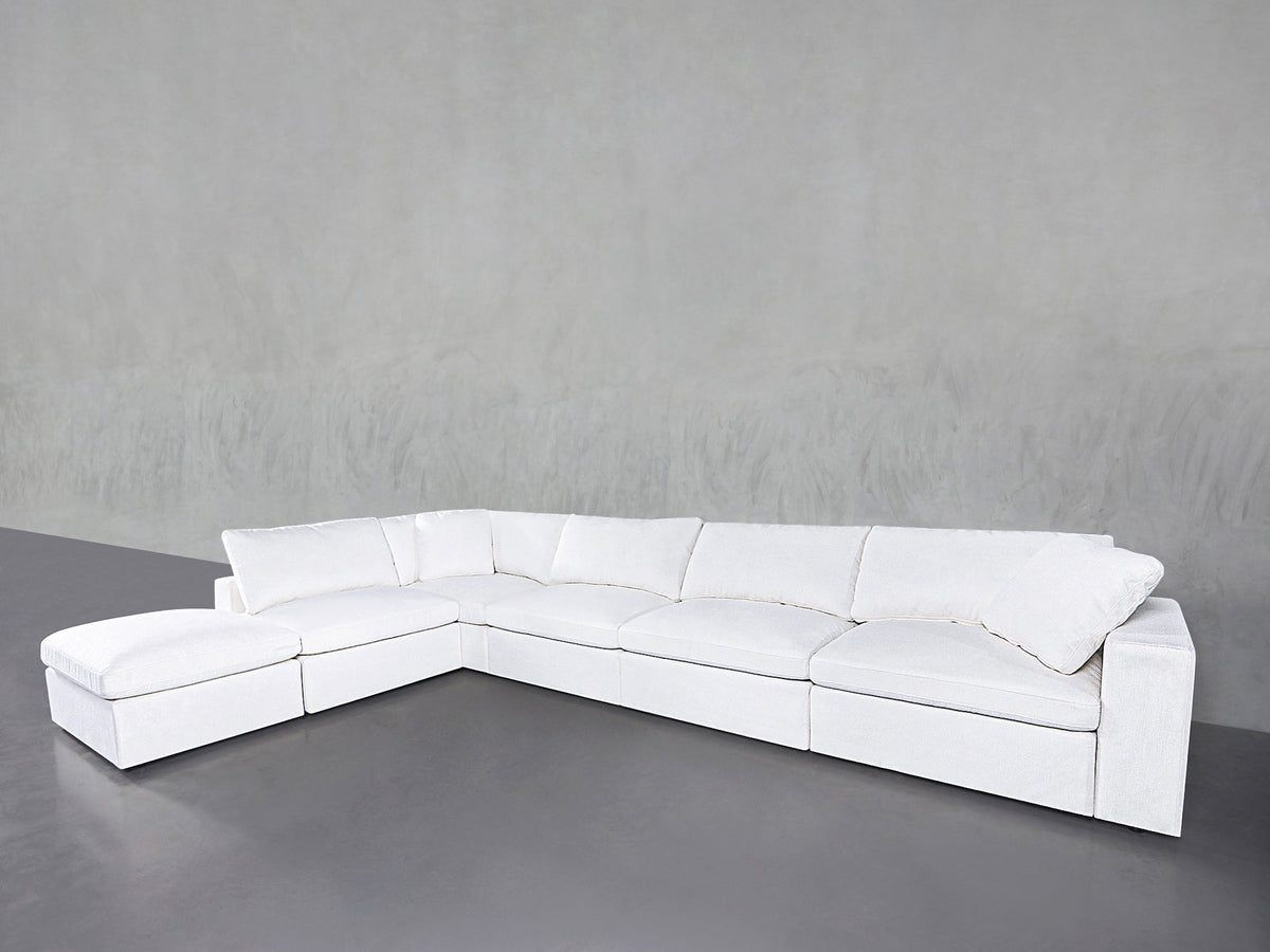 6-Seat Modular Corner Lounger Sectional - 7th Avenue