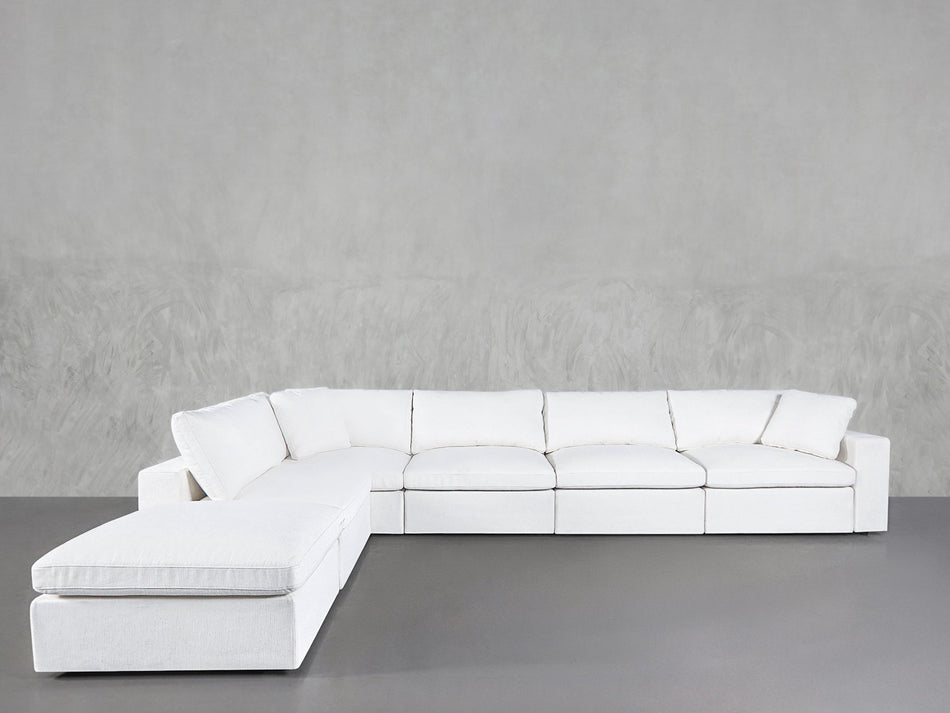 6-Seat Modular Corner Lounger Sectional - 7th Avenue