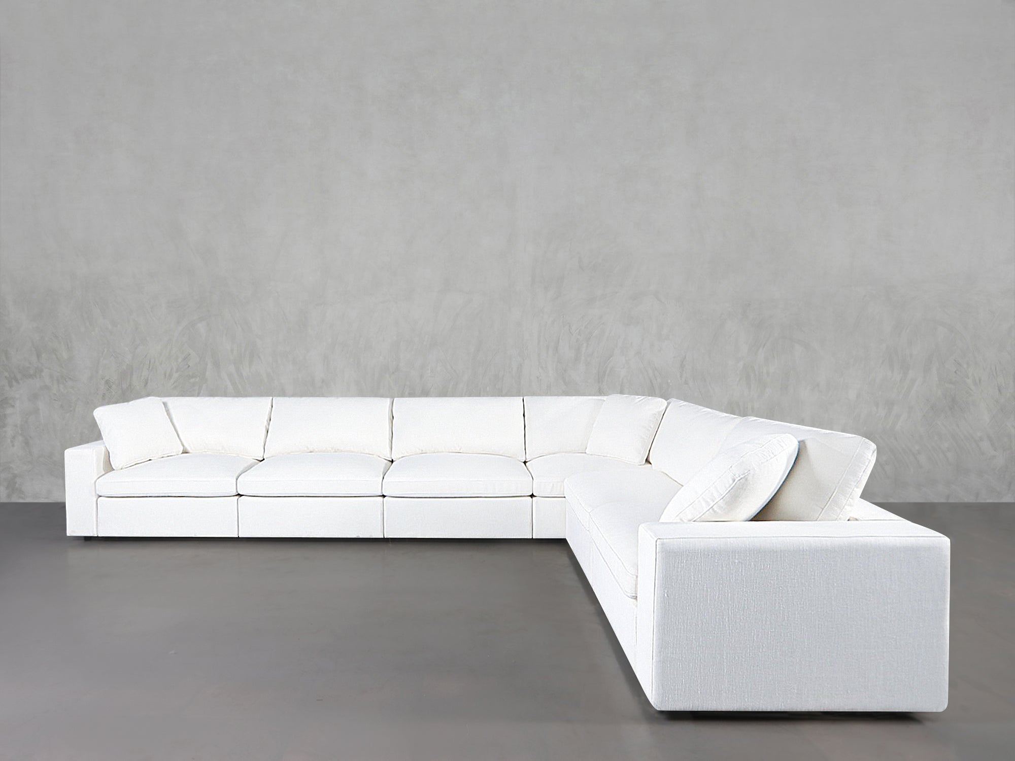 6-Seat Modular Corner Right Sectional