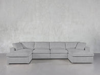 6-Seat Modular Double Chaise Sectional - 7th Avenue