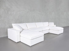 6-Seat Modular Double Chaise Sectional - 7th Avenue