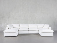 6-Seat Modular Double Chaise Sectional - 7th Avenue