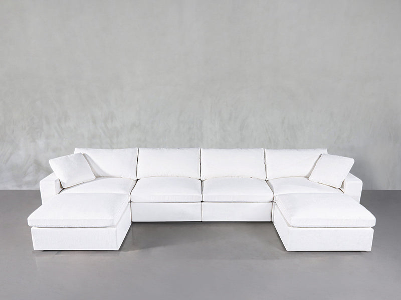 6-Seat Modular Double Chaise Sectional - 7th Avenue