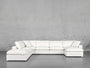 7-Seat Modular Chaise Corner Lounger Sectional - 7th Avenue