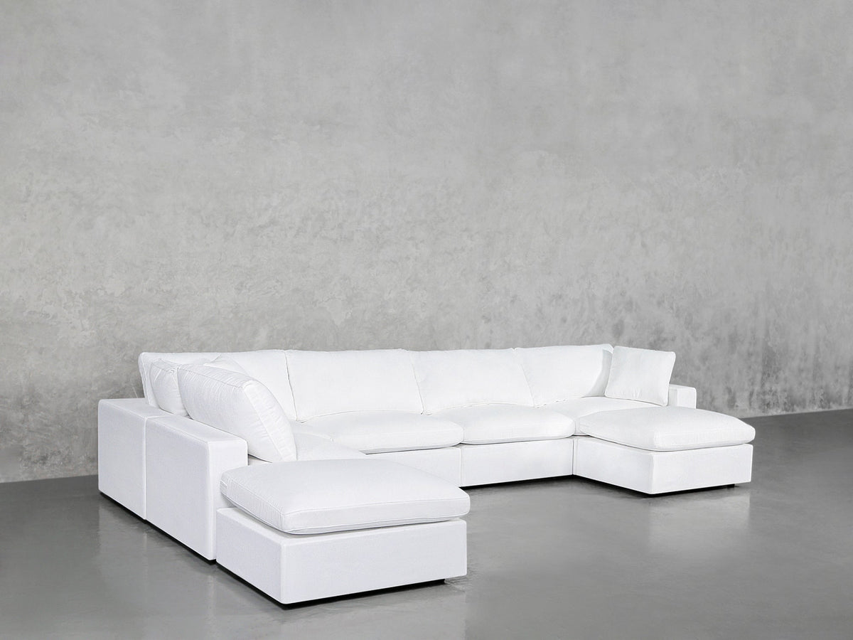 7-Seat Modular Chaise Corner Lounger Sectional - 7th Avenue