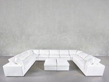 9-Seat Modular U-Sectional with Double Ottoman - 7th Avenue
